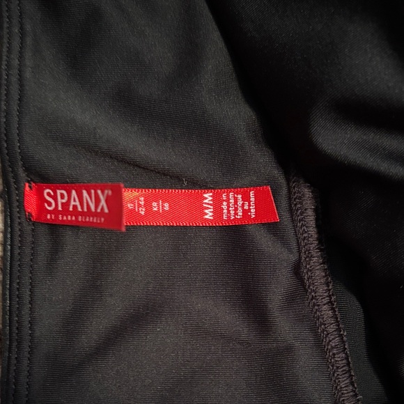 SPANX Black Faux Leather Leggings - Picture 2 of 7
